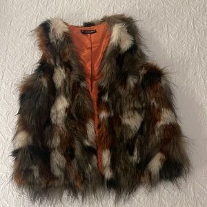 Dor Dor Couture Faux Fur Vest